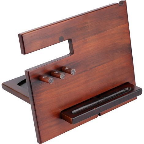 Bureau Rangement Bois Montre Lunettes Bijoux Clés Support Décoratif (1/5)