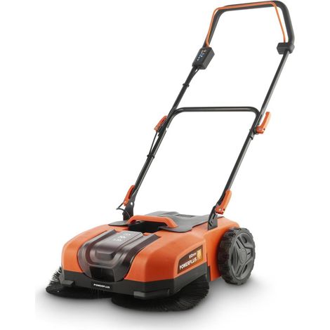 Powerplus Dual Power Balayeuse mécanique POWDPG8085 - 20V - excl. batterie et chargeur