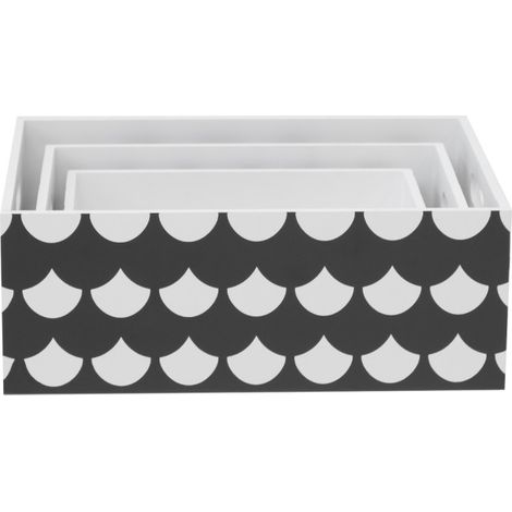 Wendy set 3 scatole di legno