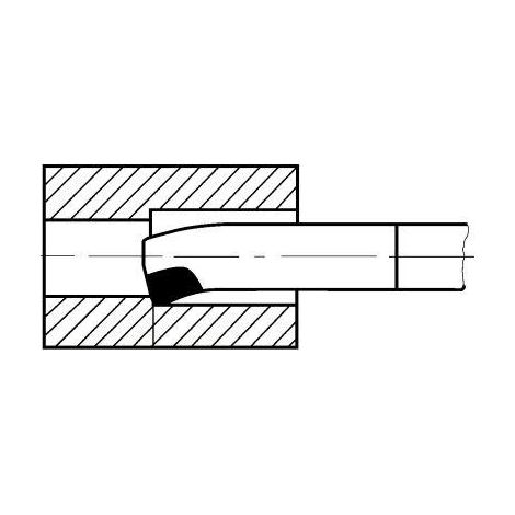 Wilke Burins d'intérieur DIN 4973 ISO8 20 x 20 mm - 124973R2020P253 (1/5)