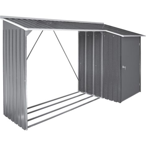 Metall Kaminholzregal Holzlager (1/2)