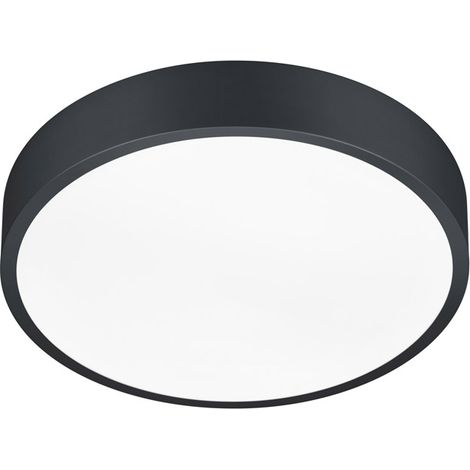 Plafoniera da Interno a LED in Metallo Nero Opaco (1/4)