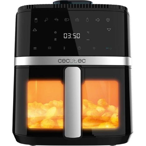 Cecotec Fritteuse de Air Oil-free de 5 L Cecofry Drip 5000 Air Fryer. 1500 W, Spray de Water, 8 Menüs, PerfectCook Technology, 80-200ºC, Fenster, Light Interior & Touch Panel (1/5)