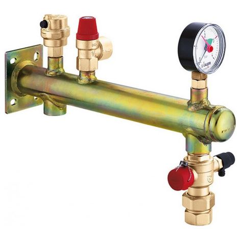 Groupe de raccordement pour récipient Fixcal 335 Sta 3/4Zx3 b avec raccord rapide jusqu'à 20 kW