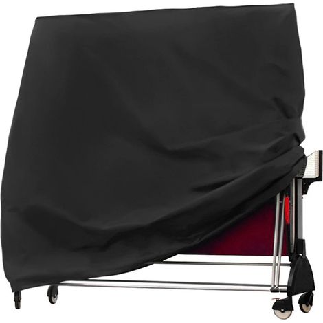 Housse de Protection Table Ping-Pong 210D Oxford Imperméable 165x70x185cm Noir (1/5)