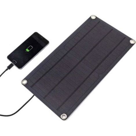 Kit complet de panneaux solaires monocristallins, batterie externe, plaque solaire pour voiture, yacht, camping-car, chargeur de bat (1/2)