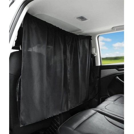 Pare-soleil voiture universel luxe protection solaire vitres latérales/lunette arrière, anti-UV/éblouissement, amovible (1/5)