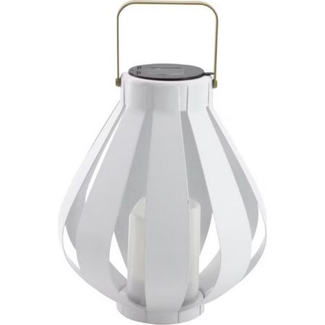 Lanterna solare a LED Ahobro bianca - PL-313232
