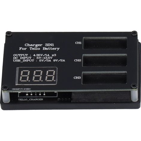 3-Port-Akkuladegerät mit Ausgleichs- und Parallelladefunktion, Verlängerungs- und Erhaltungsladung, 4,35 V 3 A DC-Ausgang (1/5)