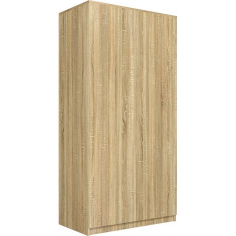 ESME - Doppelschrank im skandinavischen Stil Schlafzimmer - 90x50x180 - 2 Türen - Ankleidezimmer (1/4)