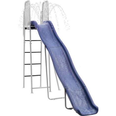 VEVOR Scivolo Acquatico Grande da Piscina, Scivolo Acquatico da Esterno 305 cm per Bambini, Autoportante da Piscina con Spruzzatore Regolabile Integrato Scaletta per Arrampicata, Parco, Giardino (1/5)