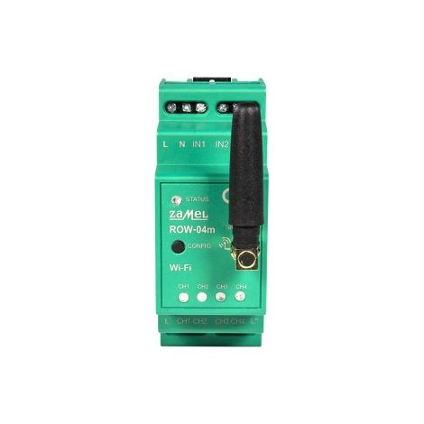 Zamel Récepteur Modulaire Wi-Fi - 4 Canaux - Vert - Contrôle Distance - Smart Home (1/5)