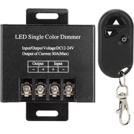Télécommande RF 30A 720W DC12‑24V pour variateur d'éclairage sans fil (1/5)