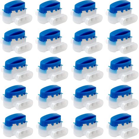 20 Pieces Connecteurs de Câble Robot Tondeuse Remplis de Gel Résine Connecteur 314 pour Jardin Extérieur Automower (1/5)