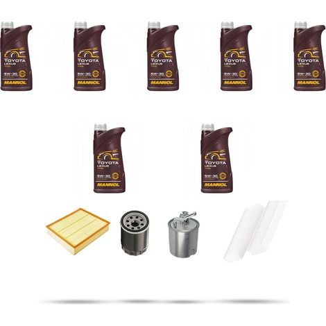 Kit tagliando 4 FILTRI e 7L OLIO compatibile con Nissan Navara (D40) 2.5 Dci 140kw Dal 2010 (1/5)