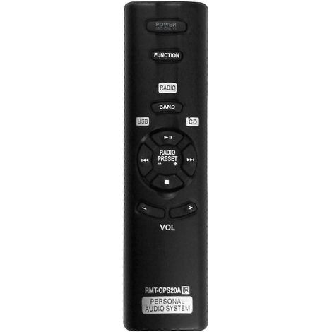 Télécommande de remplacement RMT-CPS20A RMTCPS20A pour système audio personnel Sony ZS-PS20CP ZSPS20CP kns (1/5)