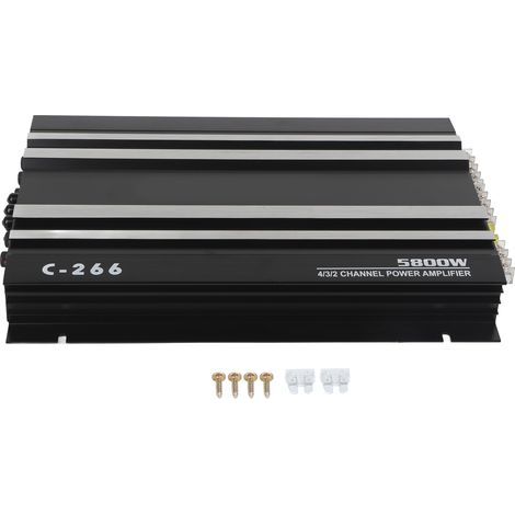 Car amplifier, high-quality materials, comfortable grip, simple design and easy to use at home. (1/5)