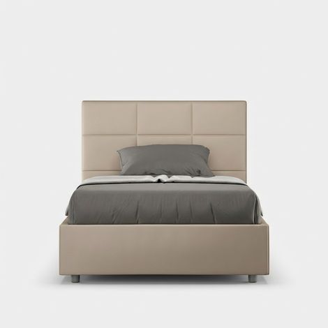 Französisches Bett mit Stauraum 120x200 Mika P1 - Beige