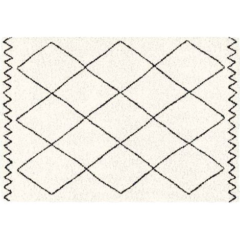Tapis Déco Imprimé "Saoura" 60x110cm Beige (1/4)