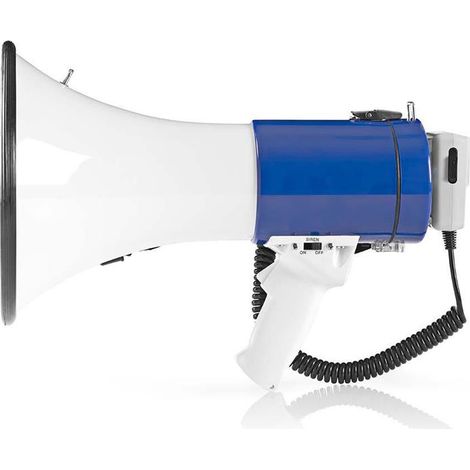 Nedis MEPH200WT megáfono Blanco, Azul