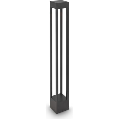 Lampada Da Terra Moderna Da Esterno Metallo Grafite Luce Led 10W Ip65 (1/4)