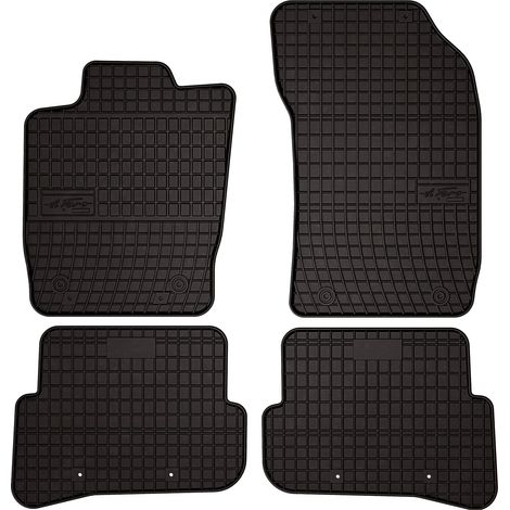 Tapis de sol en caoutchouc pour : Audi A1 8X berline (2010-) - noirs, sur mesure (1/5)