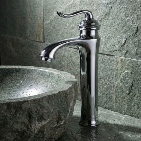 PaulGurkes Mitigeur Monocommande Vintage pour Lavabo Style Campagne (1/4)