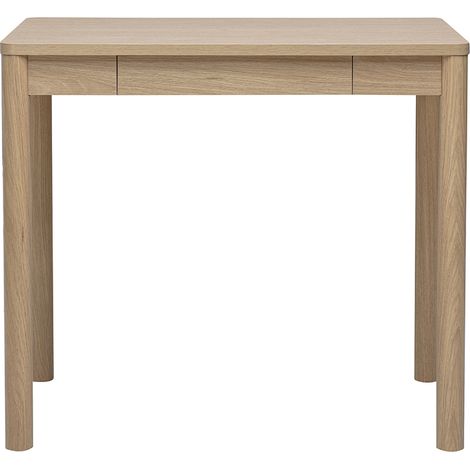 Tavolo da bar con contenitore finitura legno chiaro quercia L100 cm IZZIE (1/5)