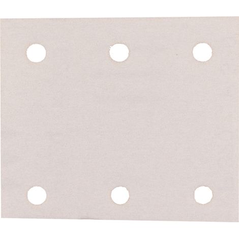 Carta abrasiva Makita 114 x 102 mm, K320, 10 pz. 114 x 102 mm - K320 - 10 pz. - 6 fori - Vernici / colori