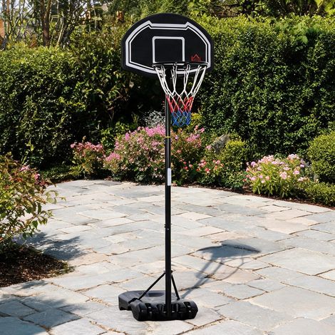 Panier de basket schwarz en stahl PE 76 x 48 x 254 cm (1/5)