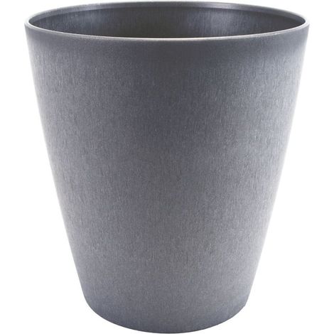 Pot AGATHA Ø24cm - Dim. 23,7 x 25,8 cm - Volume 7L - Gris souris - EDA