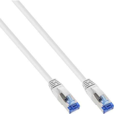 Patchkabel Cat.6A, S/FTP (PiMf), 500MHz, blanc