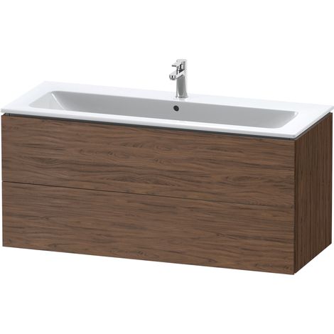 Duravit L-Cube mueble bajo lavabo suspendido, 2 cajones,