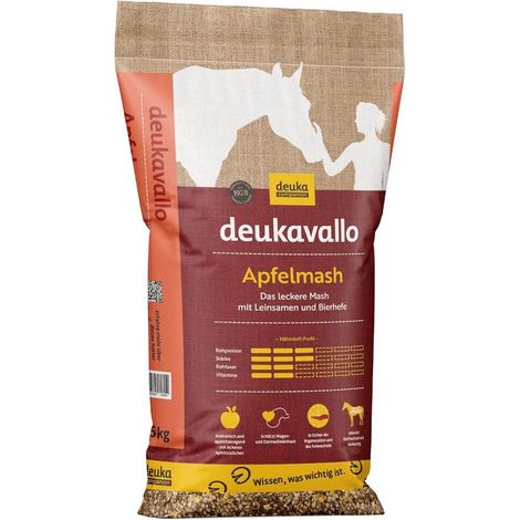 Deukavallo Apfelmash 15 kg Pferdefutter Leinsamen Bierhefe