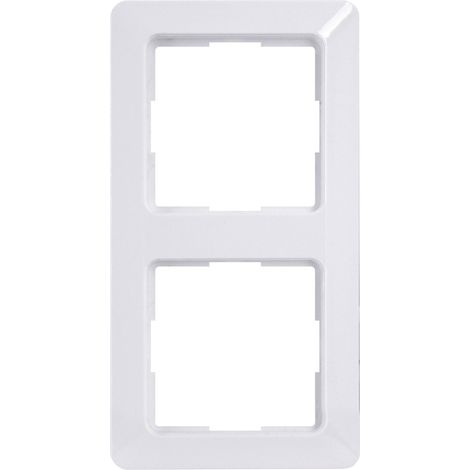 Kopp Abdeckrahmen 2-fach Serie Milano Unterputz arktisweiß 305702062 Schalter
