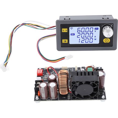 Alimentation à Tension Continue Réglable CNC XY6020L 20A 1200W avec écran LCD et Ventilateur de Refroidissement pour Laboratoire électronique et Usage Industriel (1/5)
