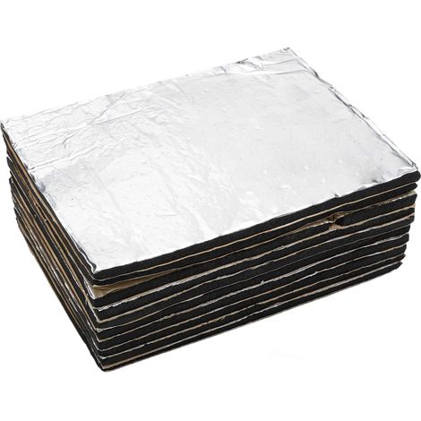 Tapis D'Insonorisation Acoustique Pour Voiture 10pcs Aluminium (1/5)