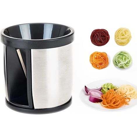 Coupe-légumes spiral pour pommes de terre et carottes, râpe pour concombres, courgettes et oignons