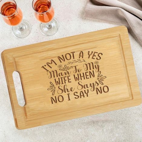 Planche en bambou "Mon équilibre" – Idée cadeau personnalisé pour couple (1/5)