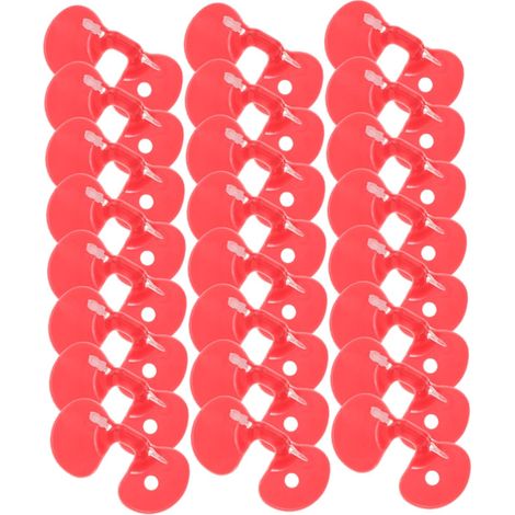 Lunettes Anti-picage pour Poules et Coqs 150 Pcs Abs Rouge Protection Anti-combat, Usage Élevage Professionnel ou Maison, Accessoires pour Volaille (1/5)