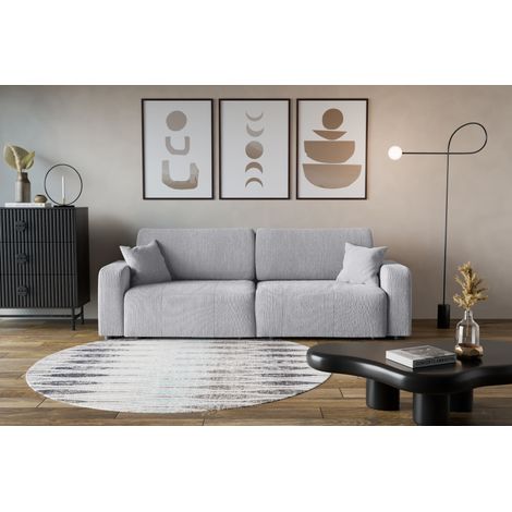 Divano Piano avec deux coffres de rangement pour literie, pour le salon, grand choix directement du fabricant gris clair - VINOTTI (1/5)