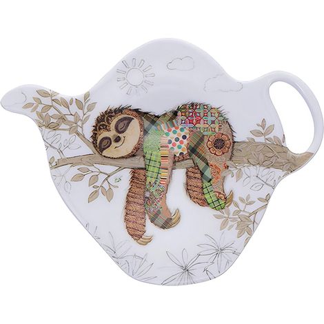 Coupelle repose sachet de thé paresseux