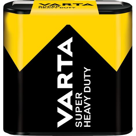 3R12/Flat (2012) Batterie, 1 Stk. in Folie, Zink-Kohle Batterie, 4,5 V.