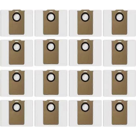 Packung mit 16 Staubbeuteln für die Staubsauger Dreame Mova E20 Plus/Proscenic Q8 Max/Trouver E20 Pro Plus/Honor Choice R3 Plus