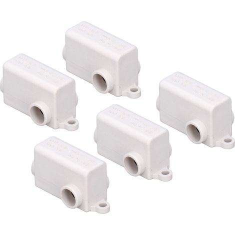 Kit de 5 connecteurs de fils en T, répartiteurs, borniers à vis, 1000 V, 80 A, ZKT16 (1/5)