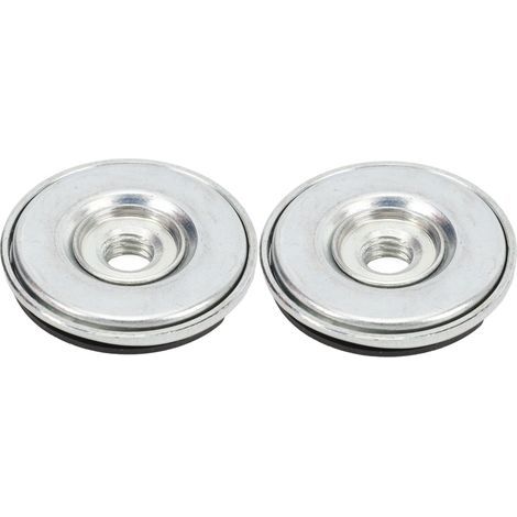 Plaque de pression de serrage en acier allié pour meule, écrou à dégagement rapide M10 de 45mm de diamètre, 2 pièces (1/5)