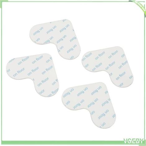 Ruban adhésif pour tapis - FAFEICY - Forme de cœur - Lavable et réutilisable - Adhérence supérieure - Pack de 4 (1/5)