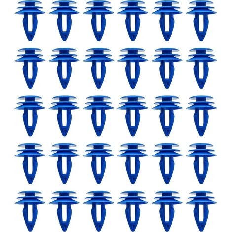 CCYKXA Clips Garniture Passage Roue, Kit D'attaches Et De Fixations En Plastique Pour Voiture, Clips Universels Garniture De Voiture, Attaches De Voiture Pour Châssis Automobile, Couvre-Roue(30 Pièces