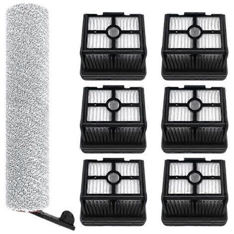 Lot de 7 pièces pour aspirateur Dreame Mova K20/K20 Pro : brosse rotative et filtre HEPA pour une efficacité de nettoyage accrue.