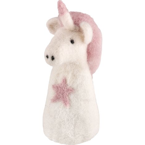 Chauffe-œufs, laine de mouton, hauteur 13 cm, licorne Lana / Cilio (1/2)